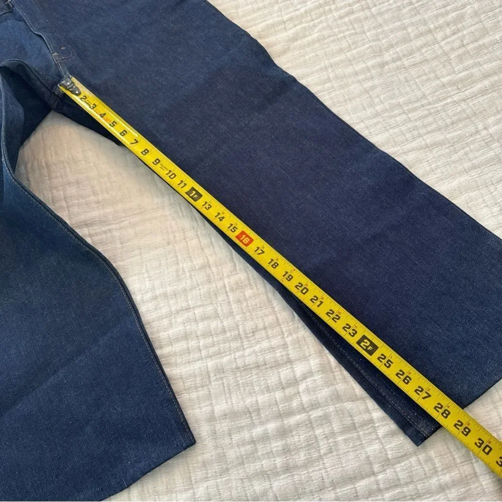 Vintage 80s Levi’s Saddleman Bootcut Jeans Deadstock 20517-0217 40x30 Orange Tab